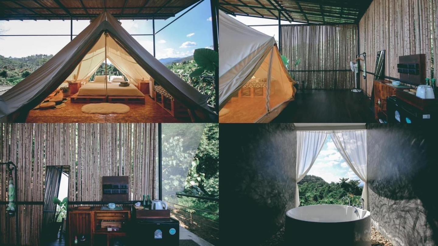 Hotel Tanoshi Glamping In Khao Sok Khao Sok National Park Zewnętrze zdjęcie